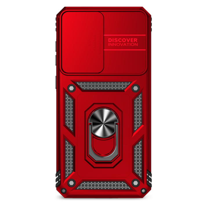 A-One Brand - Galaxy A36/A56 Mobilskal Kickstand PC + TPU - Röd