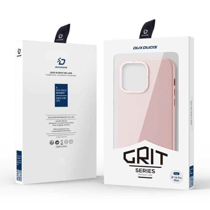 Dux Ducis - Dux Ducis iPhone 14 Pro Max Skal MagSafe Grit - Rosa