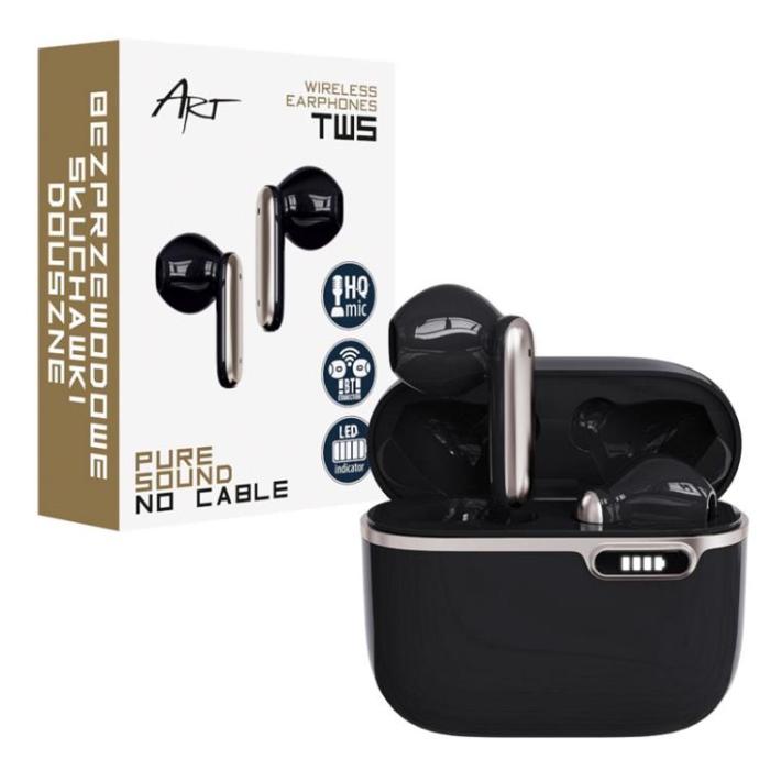 Art - Art TWS Bluetooth In-Ear Hörlurar Stereo - Svart