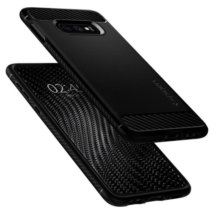 UTGATT - SPIGEN Rugged Armor Galaxy S10E Mattsvart