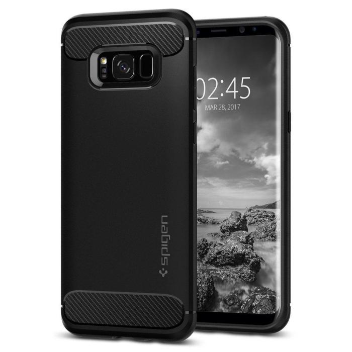UTGATT - SPIGEN Rugged Armor Galaxy S8 Svart