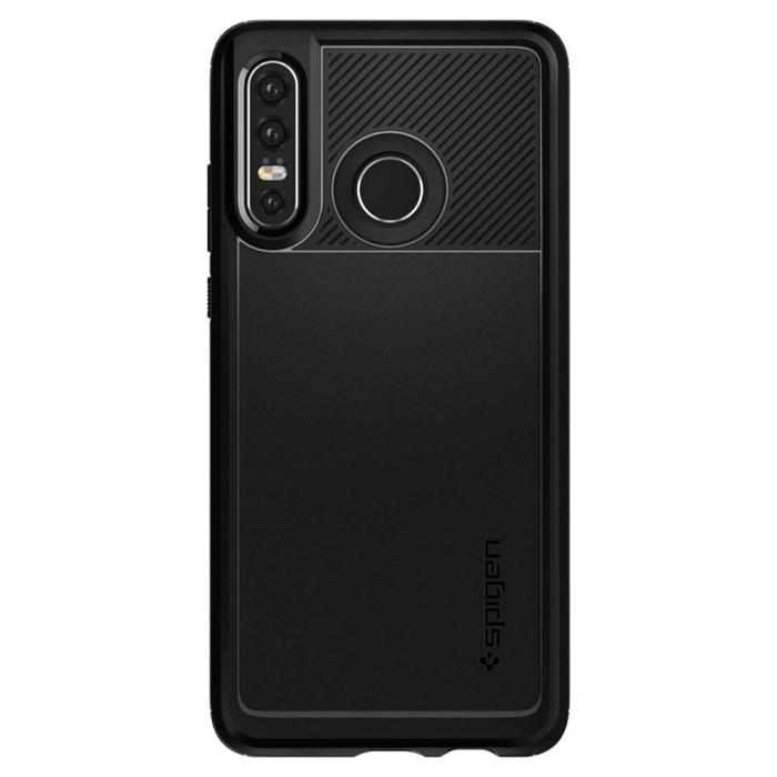 UTGATT5 - SPIGEN Rugged Armor Huawei P30 Lite Svart