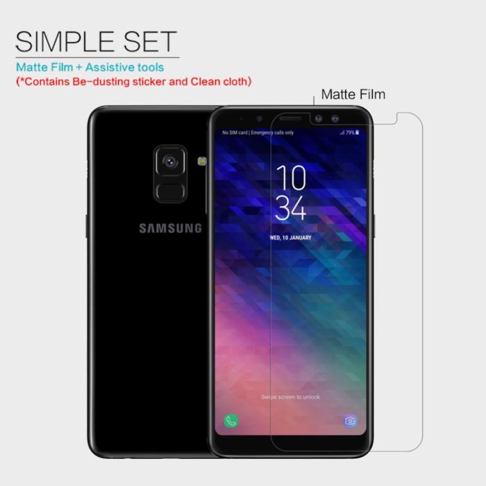 UTGATT1 - NILLKIN Matte Anti-scratch Skärmskydd för Samsung Galaxy A8 2018