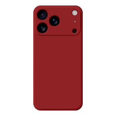 A-One Brand - iPhone 17 Pro Mobilskal TPU Straight Edge - Kameliaröd