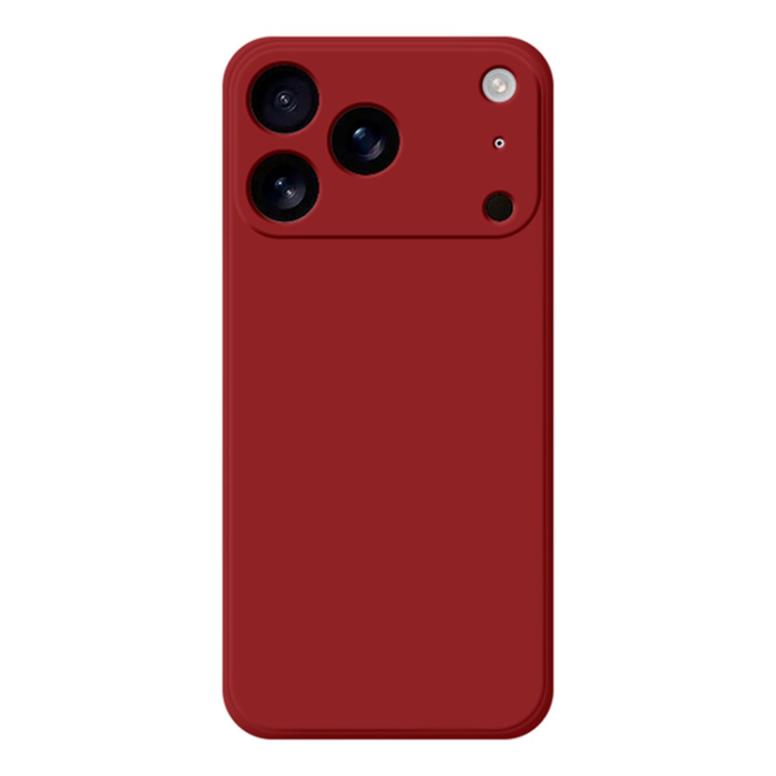 A-One Brand - iPhone 17 Pro Mobilskal TPU Straight Edge - Kameliaröd
