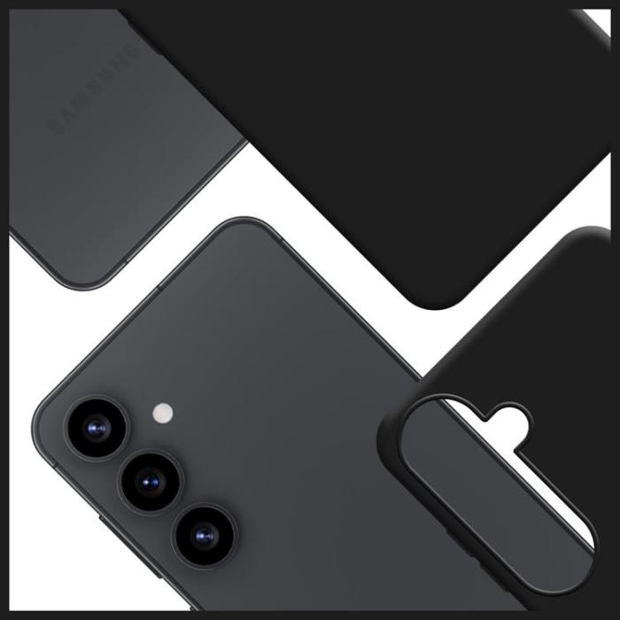 3MK - 3MK Galaxy S25 Plus Mobilskal MagSafe Hardy Silikon - Svart