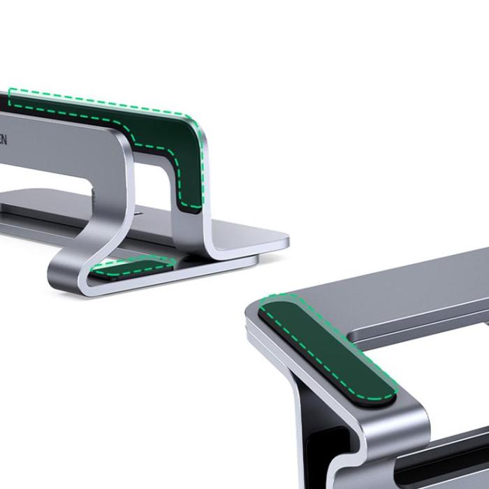 Ugreen - Ugreen Laptop Stand Vertical Almunium - Silver