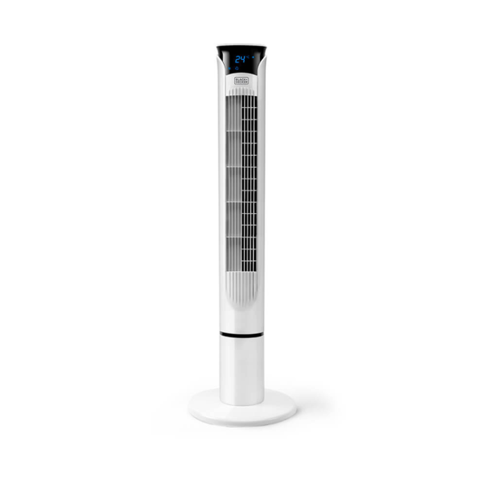 Black & Decker - Black & Decker Pelarfläkt 102cm - Vit