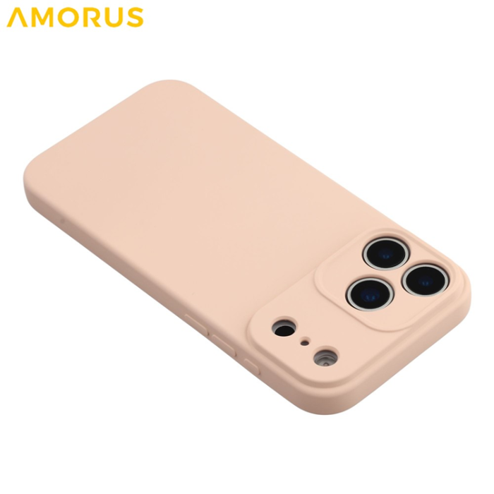 Amorus - AMORUS iPhone 17 Pro Max Mobilskal Precise Cutouts - Rosa