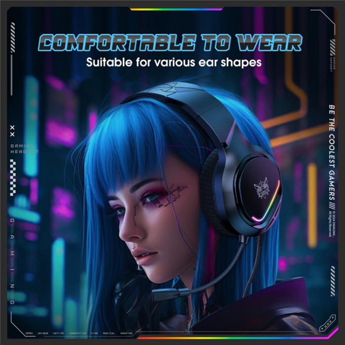 ONIKUMA - ONIKUMA Over-Ear PC Gaming Hörlurar Headset med Mikrofon X31