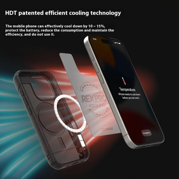 A-One Brand - JTLEGEND REX iPhone 16 Pro Mobilskal Magsafe Shockproof