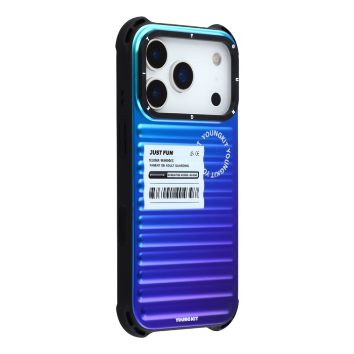 YOUNGKIT - YOUNGKIT iPhone 17 Pro Mobilskal Suitcase Style - Flerfärgad