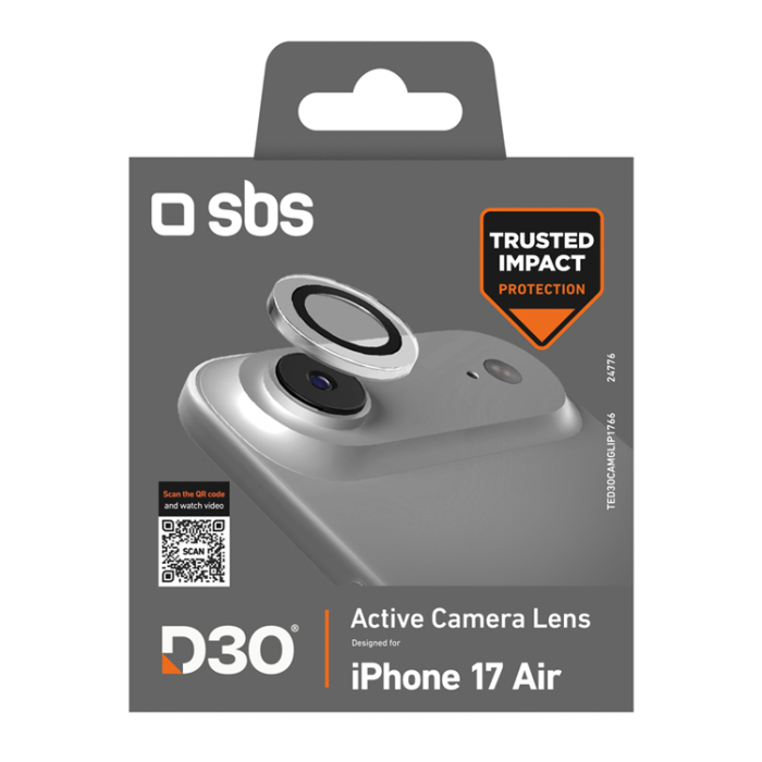 SBS - SBS iPhone Air Kameralinsskydd Härdat Glas D3O