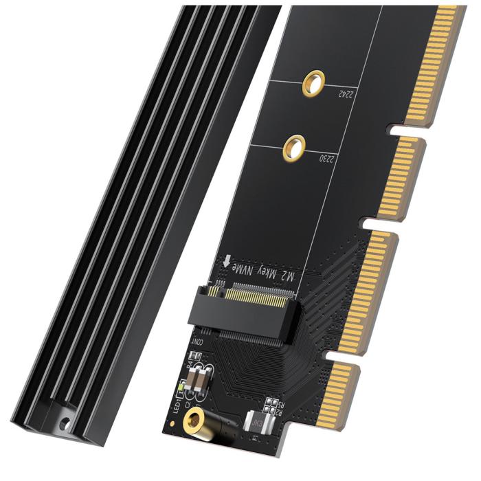 Ugreen - Ugreen Expansion Kortadapter PCIe 4.0 x16 to M.2 NVMe M-Key