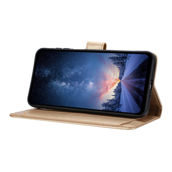 A-One Brand - iPhone 17 Pro Max Plånboksfodral Folio - Guld