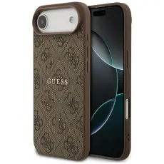 Guess - Guess Mobilskal till iPhone Air MagSafe 4G Ring Classic Logo - Brun