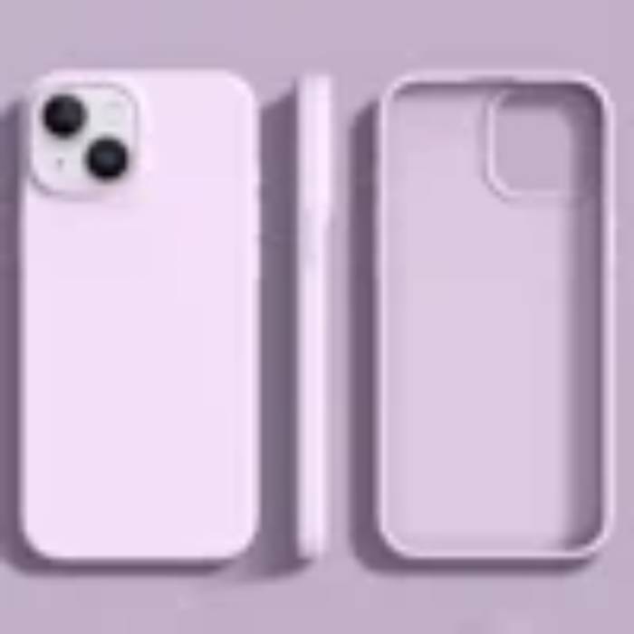 A-One Brand - Mobilskal till iPhone 15 Ultra Thin Silikon - Bean Lila