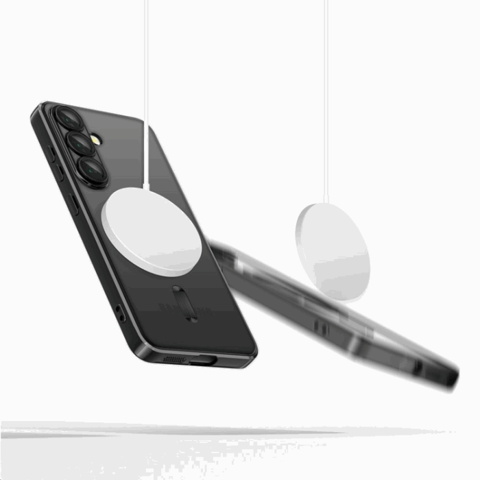 Tech-Protect - Tech-Protect Galaxy S25 Edge Mobilskal Magsafe Magflex - Shiny Svart