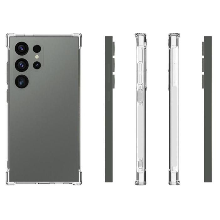 OEM - Galaxy S24 Ultra Mobilskal Flexible TPU Anti-scratch HD - Clear
