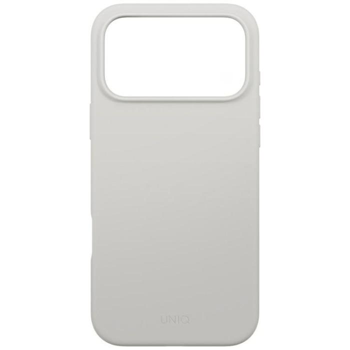 UNIQ - UNIQ iPhone 17 Pro Max Mobilskal MagSafe Lino - Ljusgrå