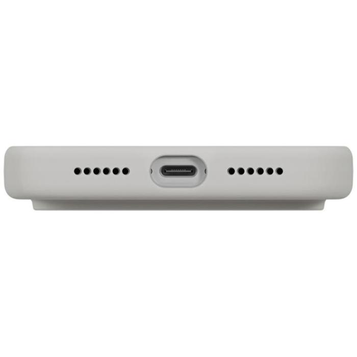 UNIQ - UNIQ iPhone 17 Pro Max Mobilskal MagSafe Lino - Ljusgrå