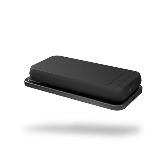 ZENS - ZENS Magnetisk Magsafe Qi Powerbank One Side QI 10000 mAh - Svart