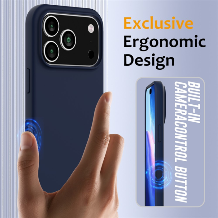A-One Brand - iPhone 17 Pro Max Mobilskal MagSafe Silikon Anti-Drop