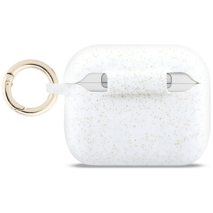 Guess - Guess AirPods Pro 3 Skal Silicone Glitter Ring