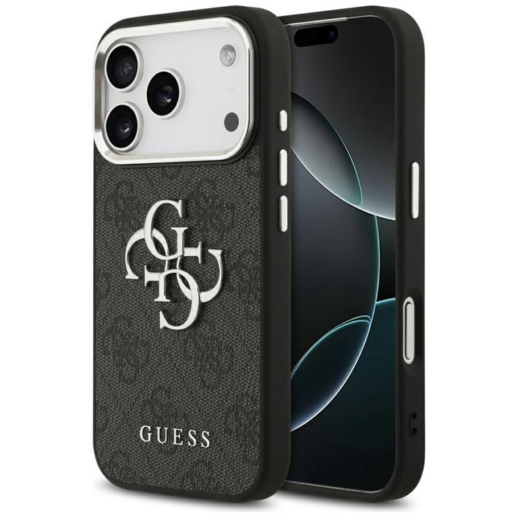 Guess iPhone 17 Pro Mobilskal 4G Big 4G Classic Logo - Svart | 2353 | AlltMobil