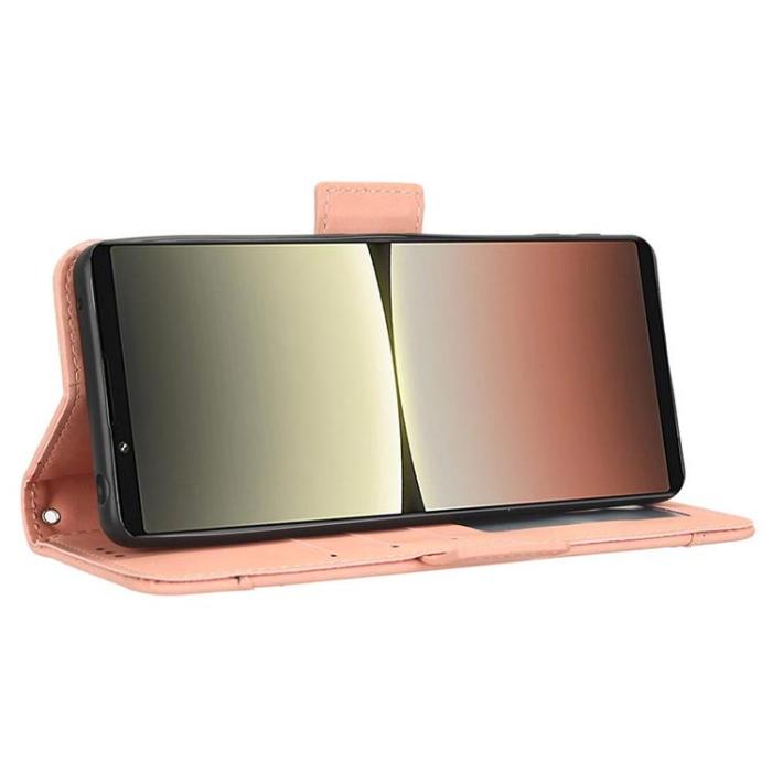 OEM - Sony Xperia 5 IV Plånboksfodral med Flera Kortplatser - Rosa