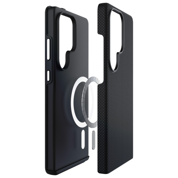 3MK - 3mk Mobilskal För Galaxy S25 Ultra Magsafe Fortis - Svart