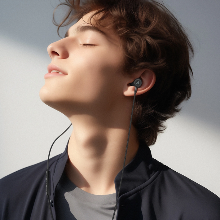 Acefast - Acefast L2 In-Ear Hörlurar USB-C, mikrofon och fjärrkontroll 1,2 m