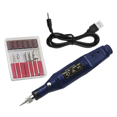 OEM - Elektrisk Nagelfilsset USB Uppladdningsbar - Mörkblå