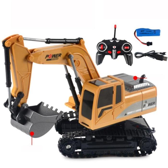 OEM - RC Truck Mini Fjärrstyrd Bulldozer med Ljud Barn Ålder 4-10 år 1027