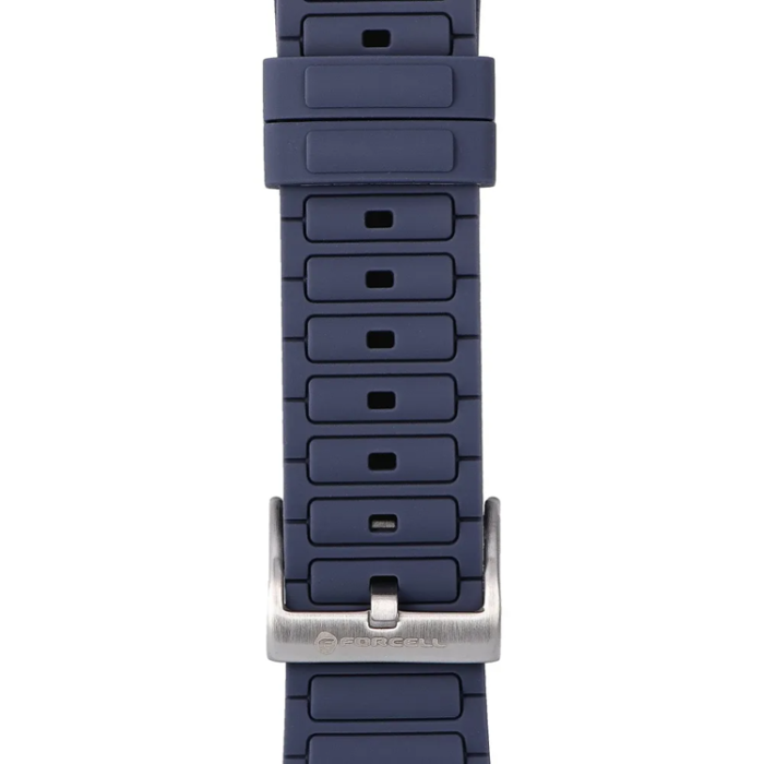 Forcell - Forcell Apple Watch (42/44/45/49) Armband Silikon - Blå