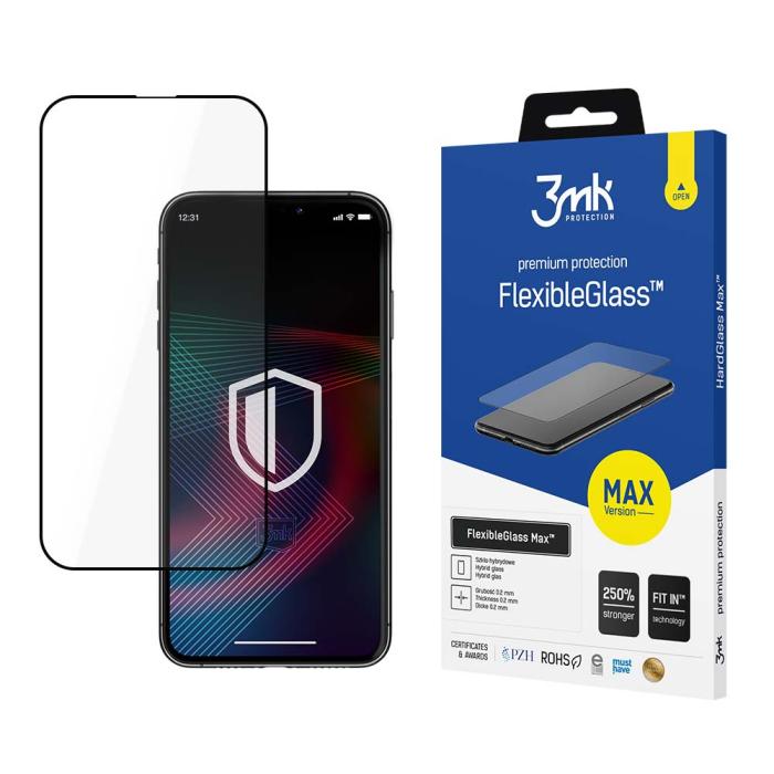 3MK - 3MK iPhone 14 Pro Hybrid Okrossbart Glas FlexibleGlass