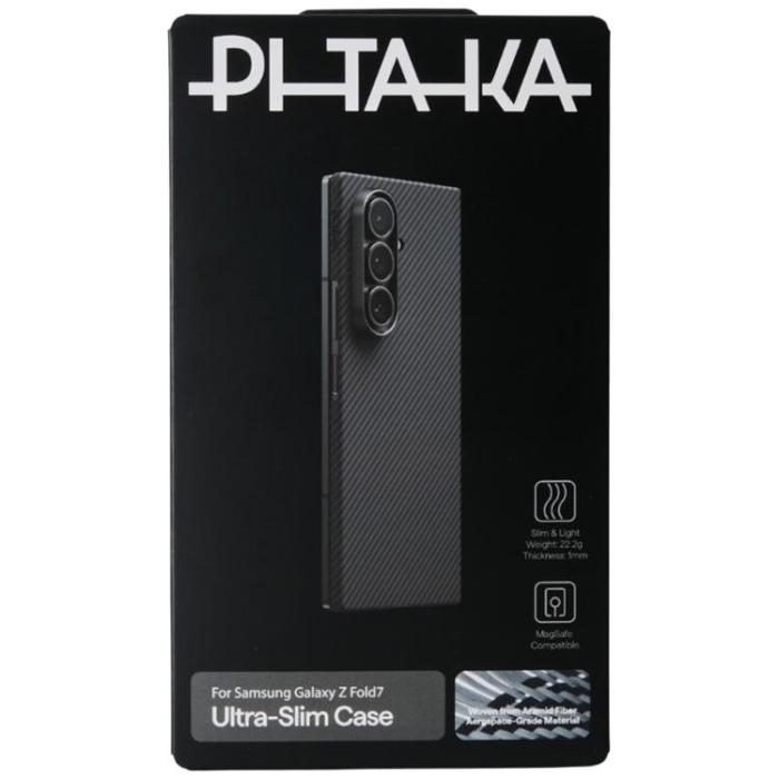 PITAKA - PITAKA Galaxy Z Fold 7 Mobilskal MagSafe Ultra-Slim - Svartgrå