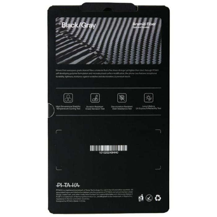 PITAKA - PITAKA Galaxy Z Fold 7 Mobilskal MagSafe Ultra-Slim - Svartgrå