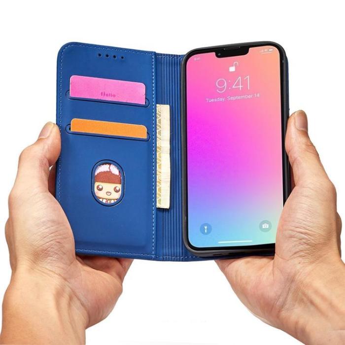 OEM - Galaxy S23 Ultra Plånboksfodral Magnet Flip - Blå