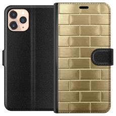 iSecrets - Plånboksfodral till Apple iPhone 11 Pro med Gyllene Murstenar