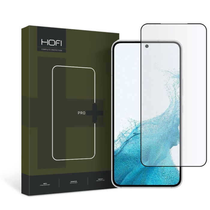 Hofi - Hofi Galaxy S22 Härdat Glas Skärmskydd Pro Plus - Svart