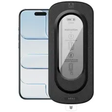 A-One Brand - H&auml;rdat glas Sk&auml;rmskydd F&ouml;r Apple iPhone Air Anti-Spy med Installationsverktyg