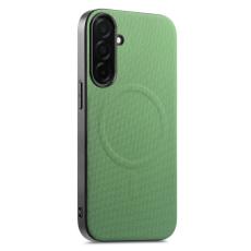 OEM - Mobilskal f&ouml;r Samsung Galaxy S26 Plus Magnetiskt Konstl&auml;der + TPU - Gr&ouml;n