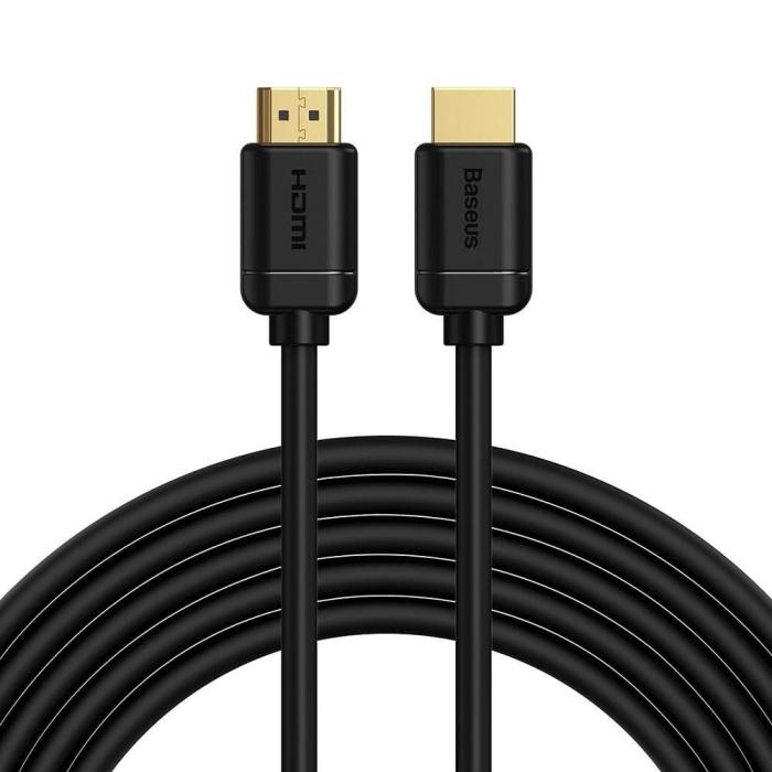 BASEUS - BASEUS kabel HDMI till HDMI 4K 60Hz 2.0 högupplöst 5m svart