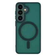WANLONFENG - WANLONFENG Mobilskal f&ouml;r Samsung Galaxy S26 Plast St&ouml;ts&auml;ker Magnetisk - M&ouml;rkgr&ouml;n