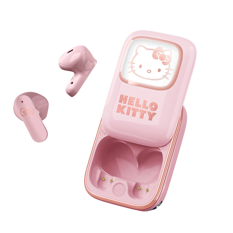 Hello Kitty TWS In-Ear Hörlurar Slide - Rosa | 505771 | AlltMobil