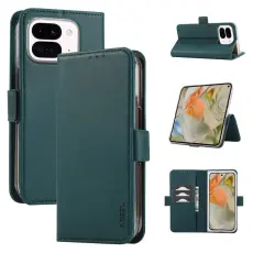 ABEEL - ABEEL Style A02 Konstl&auml;der Pl&aring;nboksfodral f&ouml;r Google Pixel 9 Pro 5G - Gr&ouml;n