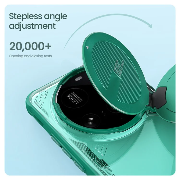 Nillkin - Nillkin Mobilskal till Xiaomi 15 Ultra Iceblade Prop Kickstand - Grön