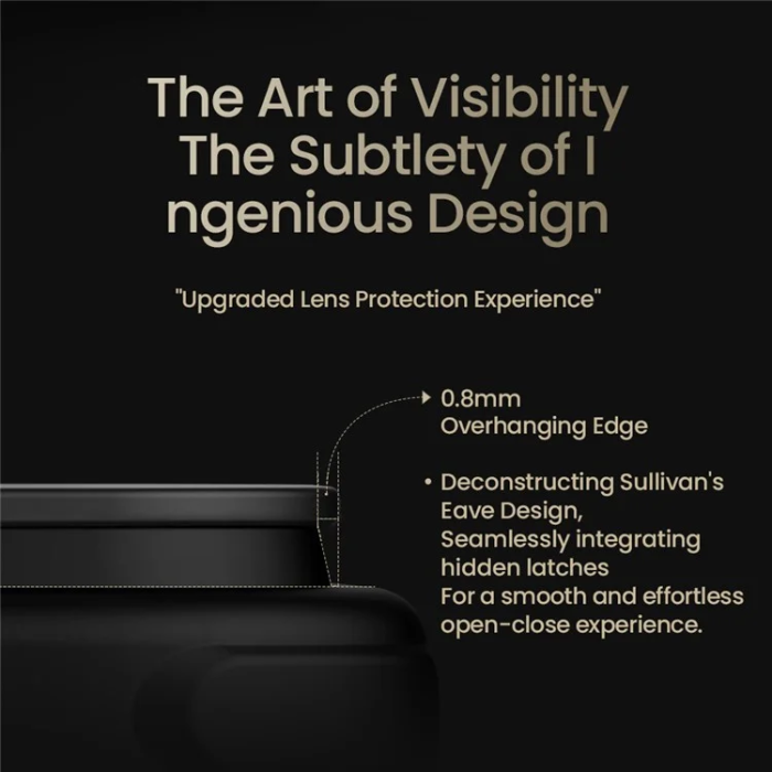 Nillkin - Nillkin Xiaomi 15 Ultra Mobilskal MagSafe Linsstativ - Svart