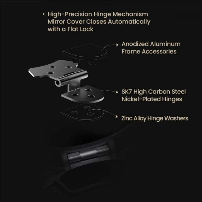 Nillkin - Nillkin Xiaomi 15 Ultra Mobilskal MagSafe Linsstativ - Svart
